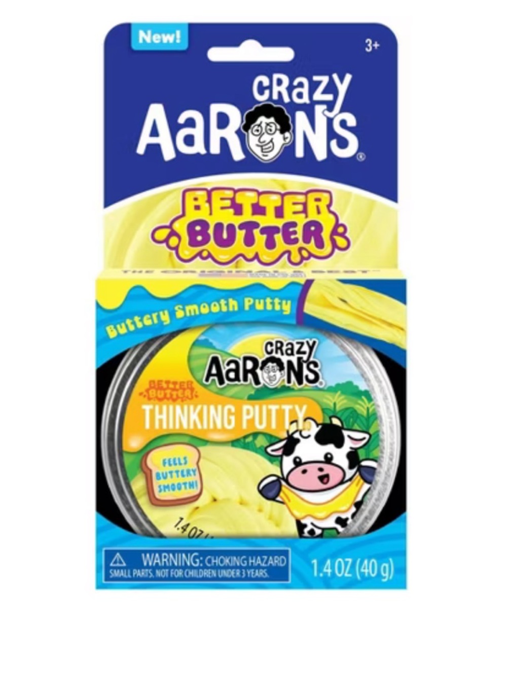 Crazy Aaron’s Better Butter 3.5” Thinking Putty Tin
